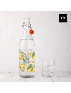 Glas-Flasche La Mediterránea Glas 1 L (12 Stück)