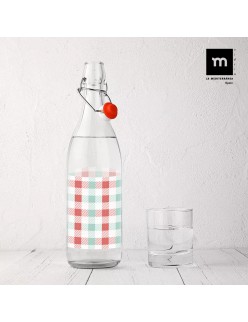 Glas-Flasche La Mediterránea Glas 1 L (12 Stück)