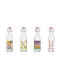 Glas-Flasche La Mediterránea Glas 1 L (12 Stück)
