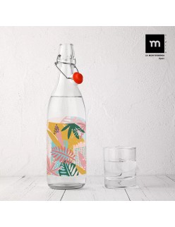 Glas-Flasche La Mediterránea Glas 1 L (12 Stück)