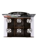 Garrafa de Vidro La Mediterránea Metal Vidro 1 L (6 Unidades)