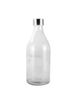 Glas-Flasche La Mediterránea Metall Glas 1 L (6 Stück)