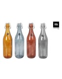 Glas-Flasche La Mediterránea Dark goethe 1 L (12 Stück)