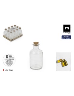 Glas-Flasche La Mediterránea 0,25 L (36 Stück)