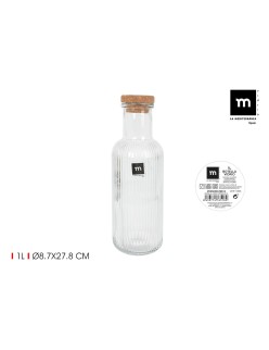 Glas-Flasche La Mediterránea Glas 1 L (24 Stück)