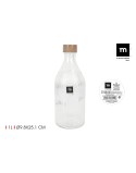 Glas-Flasche La Mediterránea Metall Glas 1 L (24 Stück)