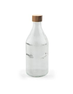 Glas-Flasche La Mediterránea Metall Glas 1 L (24 Stück)