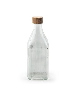 Glas-Flasche La Mediterránea Metall Glas 1 L (24 Stück)