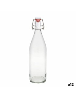 Glas-Flasche La Mediterránea Glas 1 L (12 Stück)