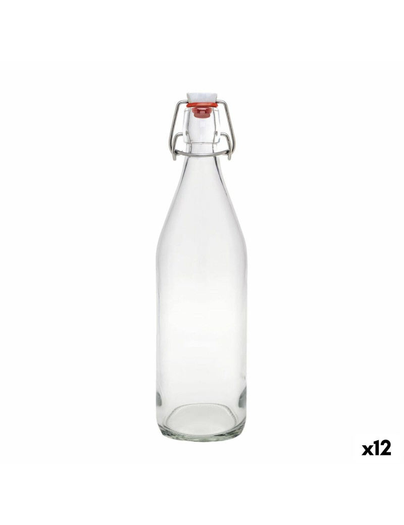 Glas-Flasche La Mediterránea Glas 1 L (12 Stück)