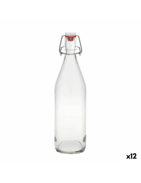 Glas-Flasche La Mediterránea Glas 1 L (12 Stück)