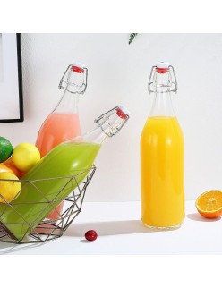 Glas-Flasche La Mediterránea Glas 1 L (12 Stück)
