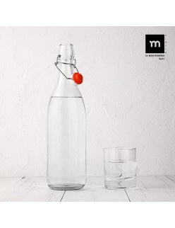Glas-Flasche La Mediterránea Glas 1 L (12 Stück)