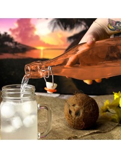Bouteille en Verre La Mediterránea verre 1 L (12 Unités)