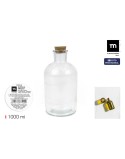 Glas-Flasche La Mediterránea 1 L (12 Stück)
