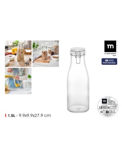 Glas-Flasche La Mediterránea Glas 1,5 L (6 Stück)