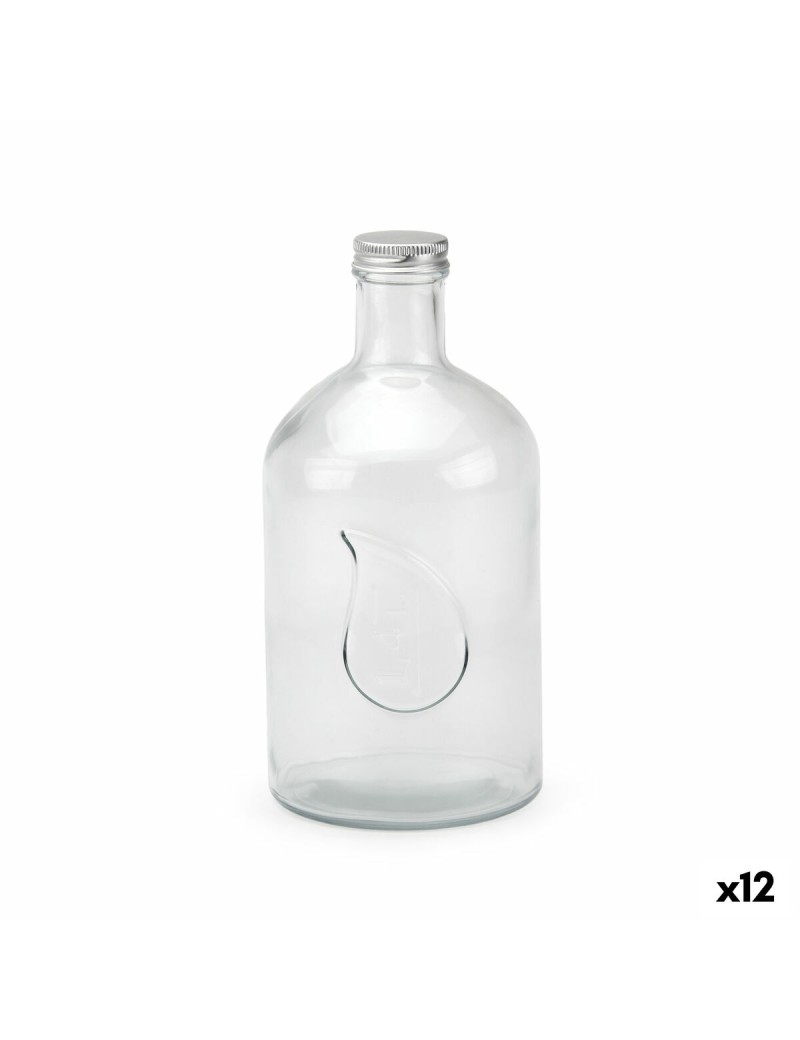 Bottiglia di Vetro La Mediterránea Metallo Vetro 1,4 L (12 Unità)