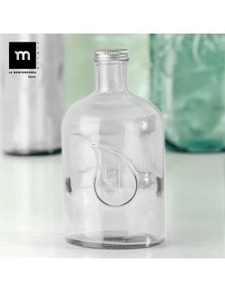 Glas-Flasche La Mediterránea Metall Glas 1,4 L (12 Stück)