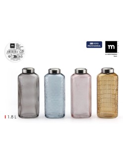 Glas-Flasche La Mediterránea Glas 1,8 L (8 Stück)