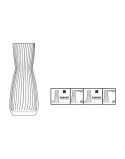 Glass Bottle La Mediterránea 1 L (6 Units)