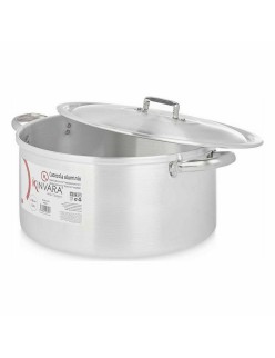Caçarola com Tampa Kinvara 100011 Prateado 12,5 L (3 Unidades)
