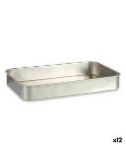 Backofenform Kinvara 100154 Silberfarben Aluminium 28,5 x 6,5 x 46 cm (12 Stück)
