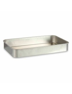 Backofenform Kinvara 100154 Silberfarben Aluminium 28,5 x 6,5 x 46 cm (12 Stück)
