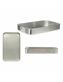 Backofenform Kinvara 100154 Silberfarben Aluminium 28,5 x 6,5 x 46 cm (12 Stück)