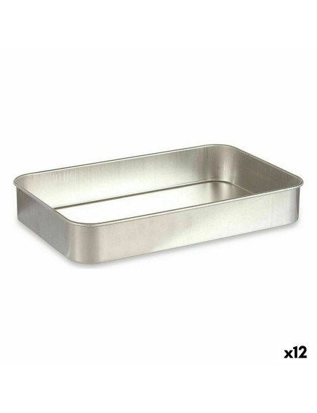Backofenform Kinvara 100153 Silberfarben Aluminium 41 x 6,5 x 26 cm (12 Stück)