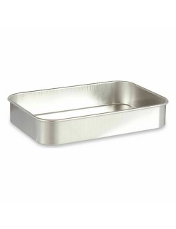 Plat à gratin Kinvara 100150 Argenté Aluminium 31 x 5,5 x 21,5 cm (12 Unités)