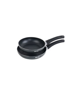 Set de Sartenes Quttin Aluminio 24 cm 2 Piezas (4 Unidades)