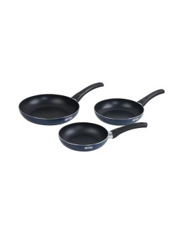 Set de Sartenes Quttin Aluminio 24 cm 3 Piezas (4 Unidades)