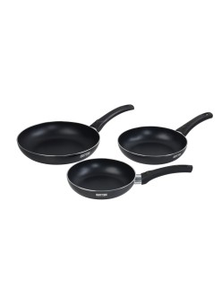 Set de Sartenes Quttin Aluminio 24 cm 3 Piezas (4 Unidades)