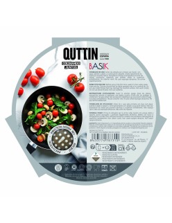 Set de Sartenes Quttin Aluminio 24 cm 3 Piezas (4 Unidades)