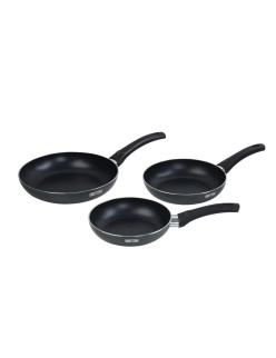 Set de Sartenes Quttin Aluminio 24 cm 3 Piezas (4 Unidades)