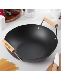 Sartén Wok Quttin Madera (6 Unidades)