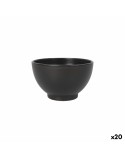 Bol Azofra Noir 15 x 15 x 9 cm (20 Unités)