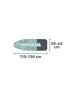 Funda Para Tabla de Planchar Vileda 172219 130 x 45 cm Verde Gris