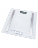 Balance Numérique de Salle de Bain Esperanza EBS016W Blanc verre Verre trempé (1 Pièce)