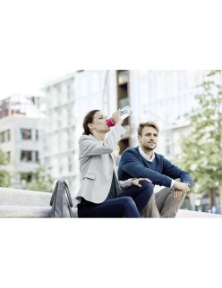 Botella con Filtro de Carbono Brita Fill&Go Rosa