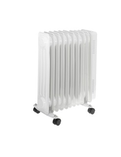 Radiador de Aceite Adler AD 7816 Blanco Negro 2000 W