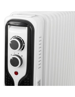 Radiador de Aceite Adler AD 7816 Blanco Negro 2000 W
