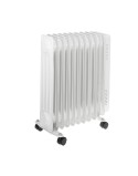 Radiador de Aceite Adler AD 7817 Blanco Negro 2500 W