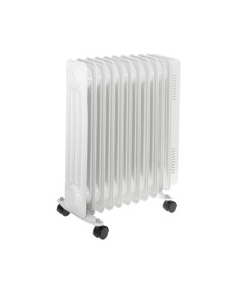 Radiador de Aceite Adler AD 7817 Blanco Negro 2500 W