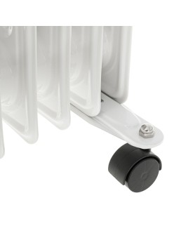 Radiador de Aceite Adler AD 7817 Blanco Negro 2500 W