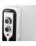 Radiador de Aceite Adler AD 7817 Blanco Negro 2500 W
