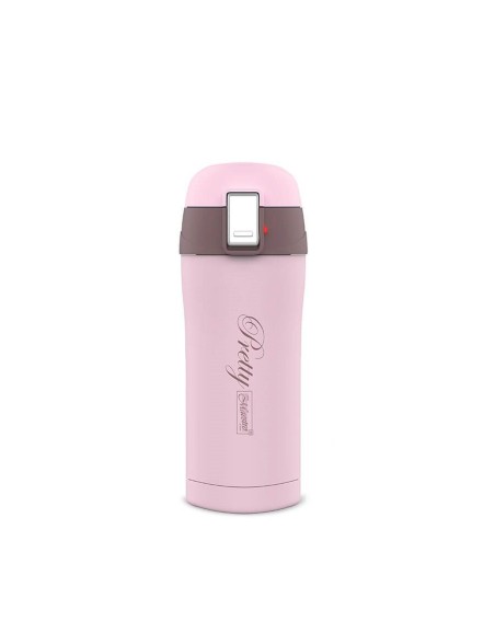 Thermos Feel Maestro MR-1643-30C Rosa Acciaio inossidabile Caucciù Plastica 300 ml