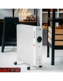 Radiador de Aceite Adler AD 7826 Blanco 2500 W