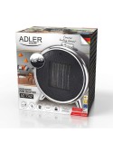 Termoventilador Portátil Adler AD 7742 Negro Plata 1500 W