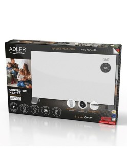 Termoventilador Cerámico de Pared Adler AD 7752 Blanco 2000 W